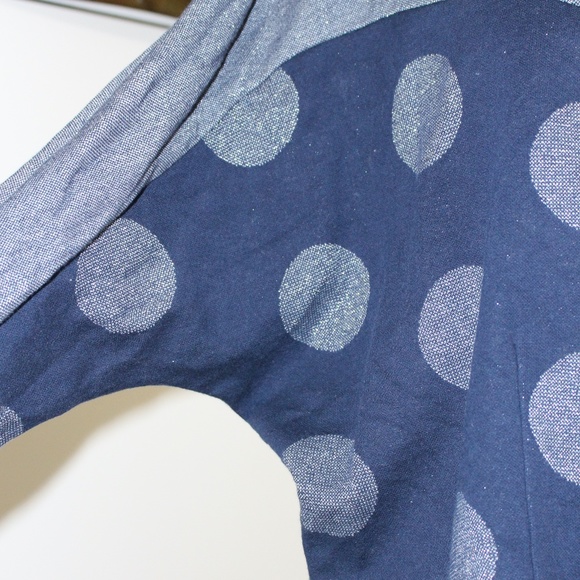 Anthropologie, 9-H15 STCL Polka Dot crop shirt. C5 - Picture 9 of 11